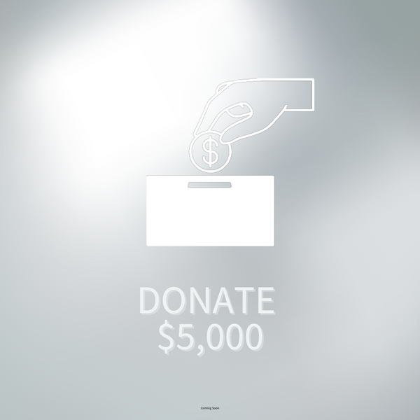$5000 PLATINUM Donor