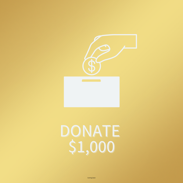 $1000 GOLD Donor